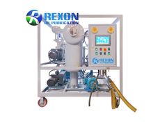 REXON ZYD-50 tweetraps vacuümisolerende oliezuiveringsinstallatie met digitale meters